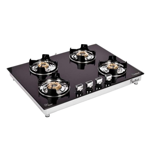 Cooktop Marvel – 4 Burner Premium Glass Gas Stove