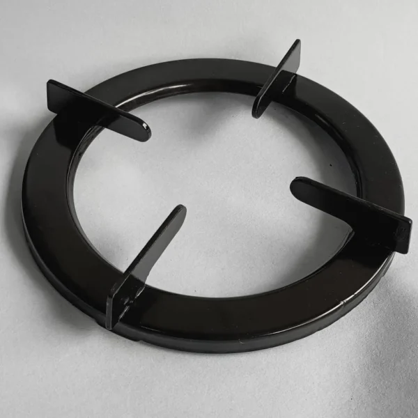 MS Coated 185CD Round Sheet Pan Support for LPG Gas Stove – Durable Stove Stand, Matte Finish (Pack of 2)